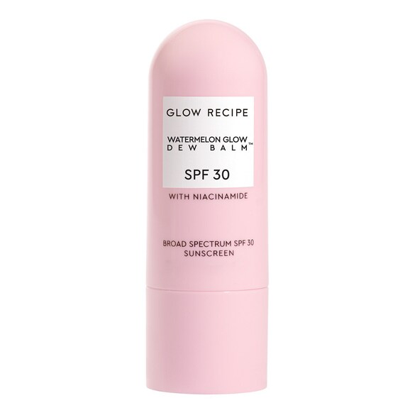 Watermelon Glow Niacinamide Dew Balm Stick Protetor solar - FPS 30, Glow Recipe