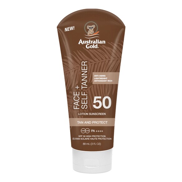 Face Self Tanner - Bronzeador Facial SPF50, AUSTRALIAN GOLD