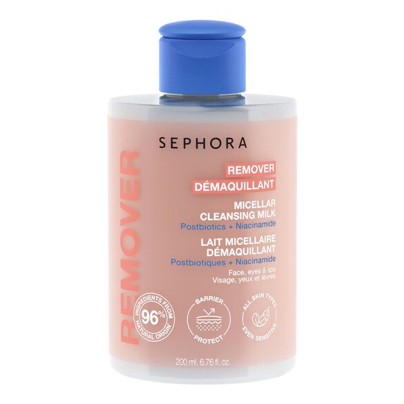 Leite micelar desmaquilhante - Desmaquilha + Acalma, Sephora Collection