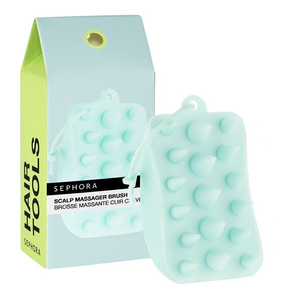 Escova de massagem para o couro cabeludo - esfolia e massaja, Sephora Collection