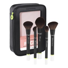 Conjunto de pincéis para o rosto - Aplicação intuitiva, acabamento perfeito, Sephora Collection
