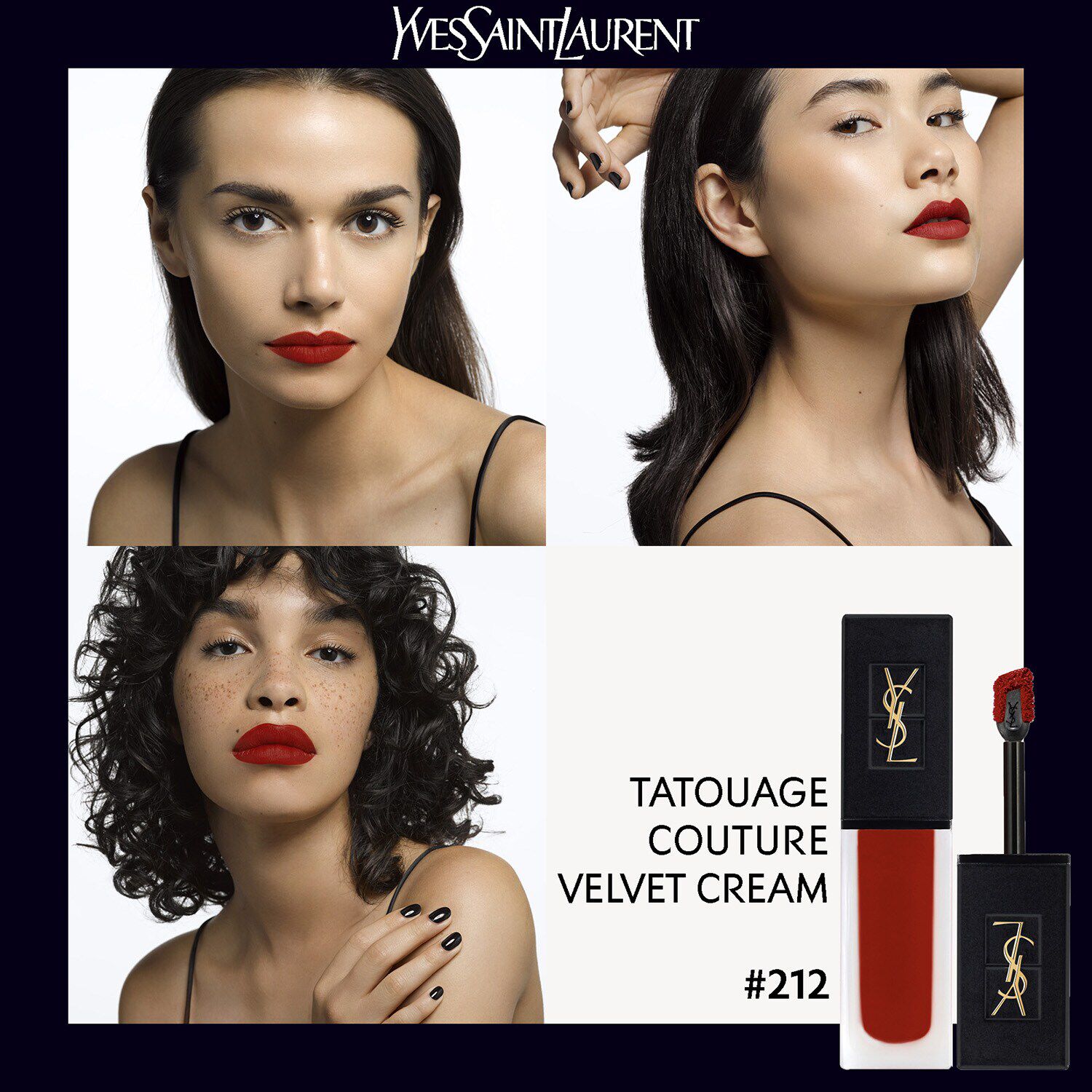 Ysl tatouage couture velvet cream 212 store