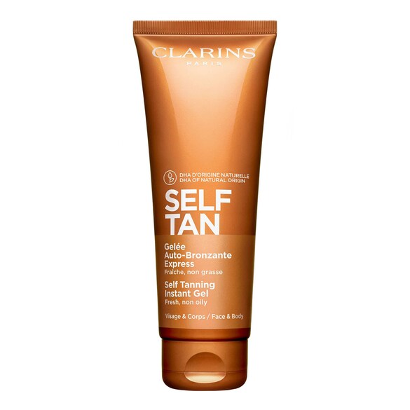 Gelée Auto-Bronzante Express  -  Gel Auto-Bronzeador Rosto e Corpo, Clarins