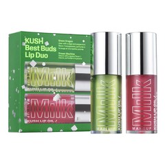 Kush Best Buds Lip Oil Duo - Coffret com dois óleos Kush Lip Oil, Milk