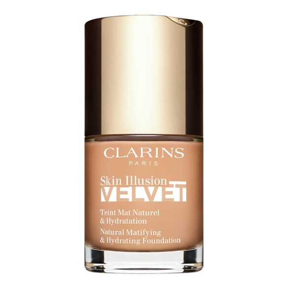 Skin Illusion Velvet - Base Mate Natural e Hidratante, Clarins