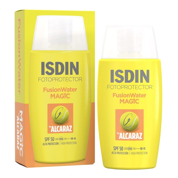 Fotoprotector FusionWater MAGIC by ALCARAZ SPF50 - Protetor solar facial, Isdin