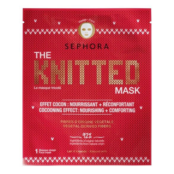 The Knitted Mask Holiday Vibes - Máscara Facial Nutritiva, SEPHORA COLLECTION