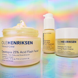 Dewtopia 25% Acid Flash Facial - Máscara esfoliante facial