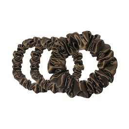 Back to basics - Elásticos Seda Pura Para cabelo castanho escuro