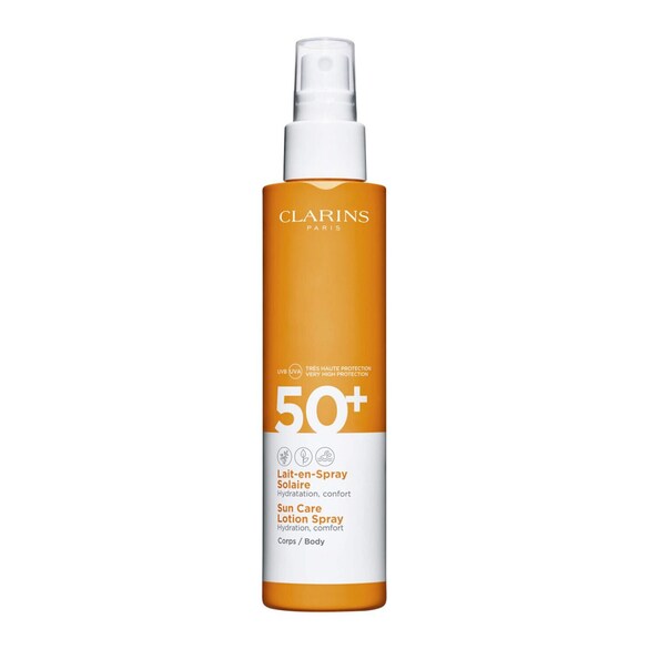UVB UVA 50 - Lait-en-Spray Solaire CORPS, Clarins