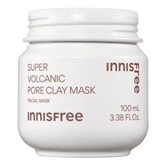 Máscara de argila com Rochas Vulcânicas e AHA - Máscara redutora de poros, Innisfree