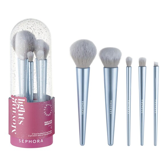 Moving Lights - Kit de Pincéis Rosto e Olhos, Sephora Collection