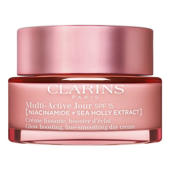 Multi-Active Jour - Creme suavizante, potenciador da luminosidade SPF15, Clarins