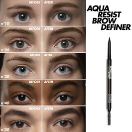 Aqua resist brow definer - Lápis Micro Precisão Sobrancelhas  24h