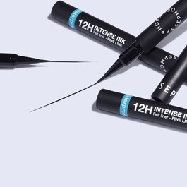 12H Intense Ink Felt Liner Fine Line - Eyeliner de feltro preciso e intenso