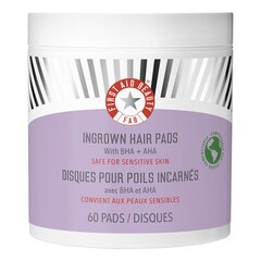 Ingrown Hair Pads - Discos compostáveis para pêlos encravados x60, First Aid Beauty