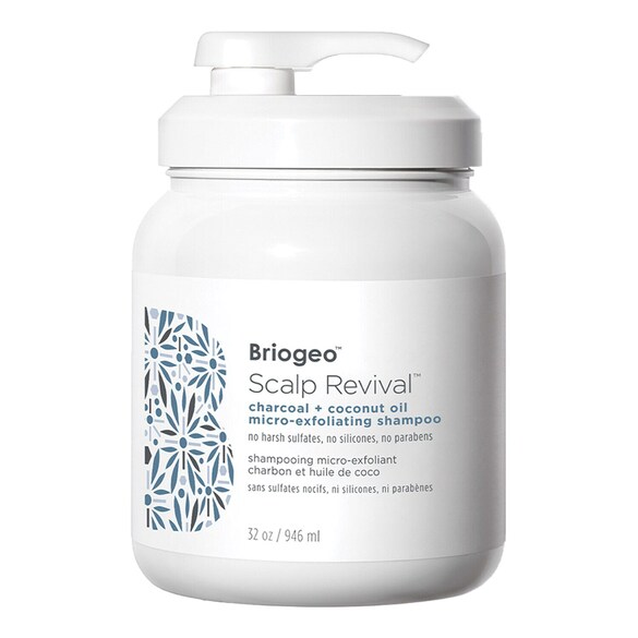 Scalp Revival carbon et huile de coco  - Champô  Micro-Exfoliante , BRIOGEO