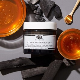 Clear Improvement Charcoal Honey Mask - Máscara Facial de Mel e Carvão