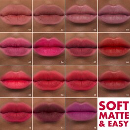 Soft Matte & Easy - Batom Liquido Mate