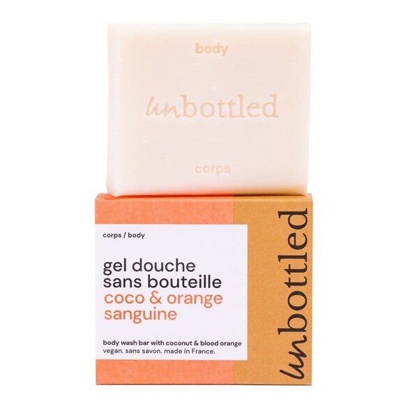 Gel Douche Sans Bouteille - Coco & Laranja sanguínea, Unbottled