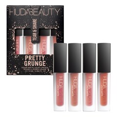 Pretty Grunge Liquid Matte Lip Quad - Coffret Maquilhagem, Huda Beauty