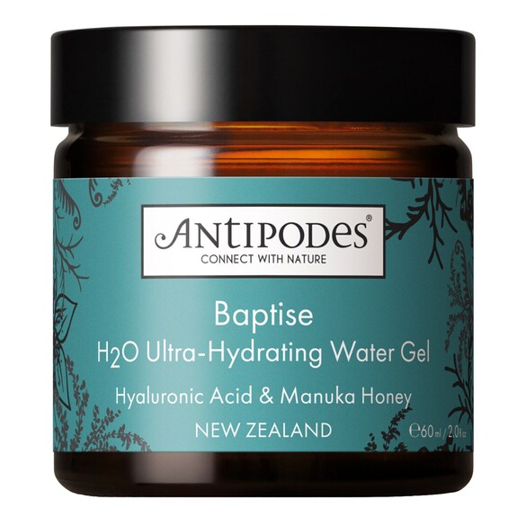 Baptise - Gel à base de água com ácido hialurônico e mel, Antipodes