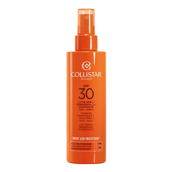 Leche Spray Bronceadora Hidratante SPF 30 - Rostro-Cuerpo, Collistar