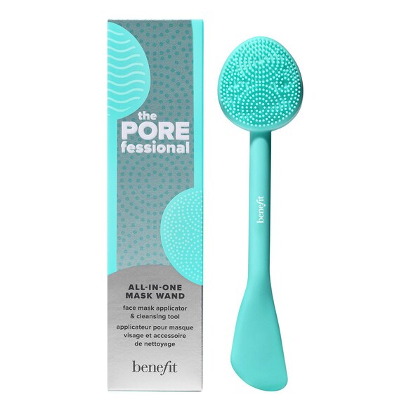 All-in-One Mask Wand - Aplicador de máscara de rosto e utensílio de limpeza, Benefit Cosmetics