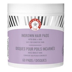 Ingrown Hair Pads - Discos compostáveis para pêlos encravados x60, First Aid Beauty