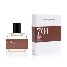 Eau de Parfum 701:  Eucalyptus, coriander, cypress