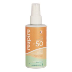 Spray solar natural e mineral SPF 50, RESPIRE