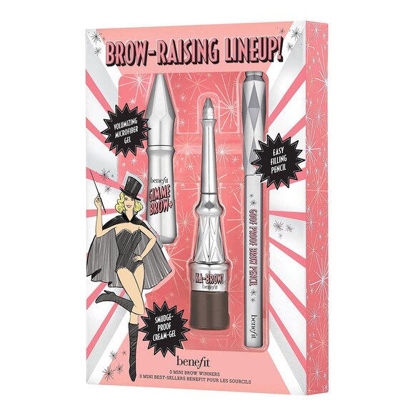Trio de miniaturas de bestsellers de sobrancelhas, Benefit Cosmetics