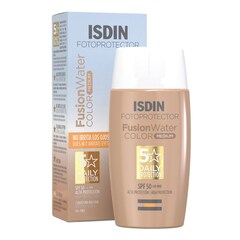 Fotoprotector Fusion Water Color MEDIUM SPF50  - Protetor solar facial com cor, ISDIN