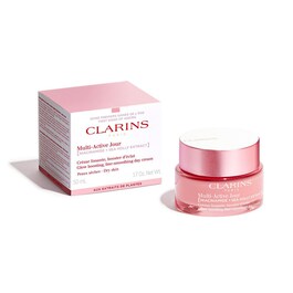 Multi-Active Jour - Creme suavizante, potenciador da luminosidade, peles secas