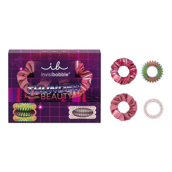 Thunder Beauty - Coffret Elásticos de Cabelo, Invisibobble