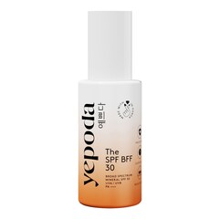 The SPF BFF (30) – Creme solar mineral com cor UVA/UVB FPS 30 PA+++, YEPODA