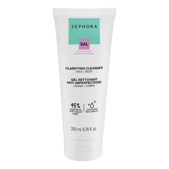 Gel Nettoyant Anti-Imperfections - Gel Limpeza Rosto e Corpo, Sephora Collection
