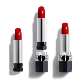 Rouge Dior - Recarga batom - Acabamento acetinado, mate, metalizado e aveludado