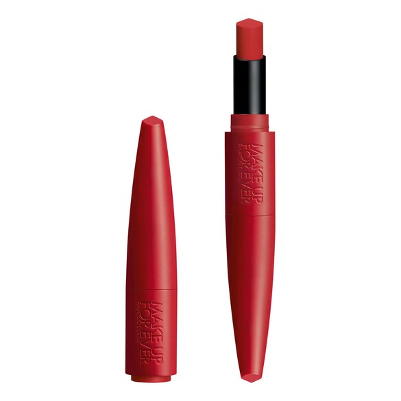 Rouge Artist For Ever - Batom hidratante acetinado e mate de longa duração, Make Up For Ever