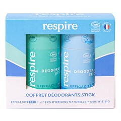 Coffret Desodorizante stick, RESPIRE