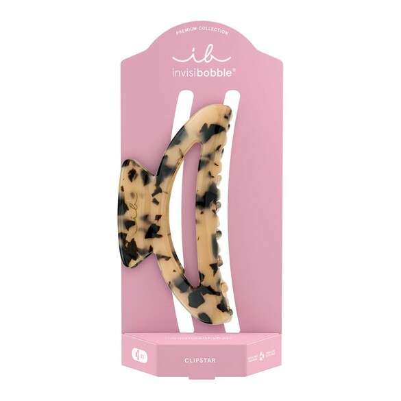 CLIPSTAR PREMIUM Leo Locks - Gancho mola para o cabelo, Invisibobble