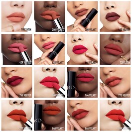 Rouge Dior La Recharge Recarga de batom - 2 acabamentos: aveludado e acetinado