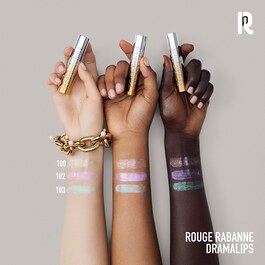 Rouge Rabanne Dramalips Glassy - Batom ultra perolado