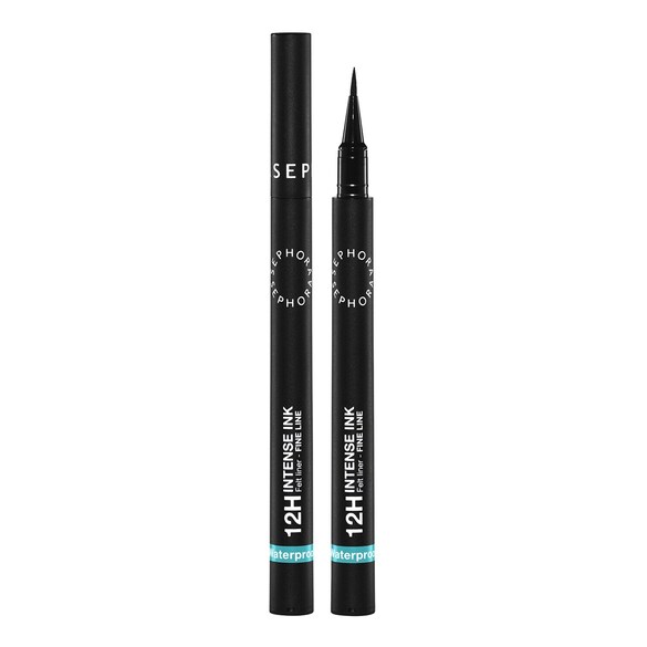 12H Intense Ink Felt Liner Fine Line - Eyeliner de feltro preciso e intenso, Sephora Collection