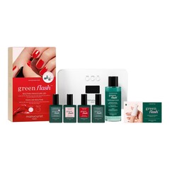 Green Flash - Kit Pro Hortencia & Poppy Red, Manucurist
