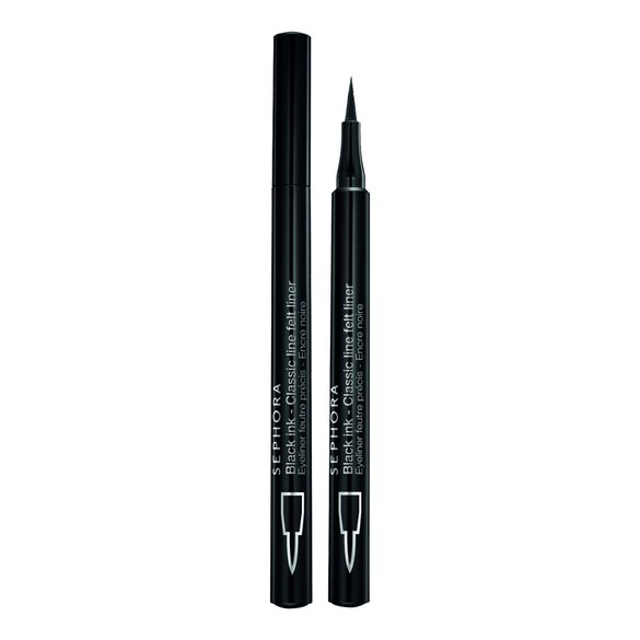 Black Ink - Classic line felt liner - Eyeliner Preciso à Prova d'água, SEPHORA COLLECTION