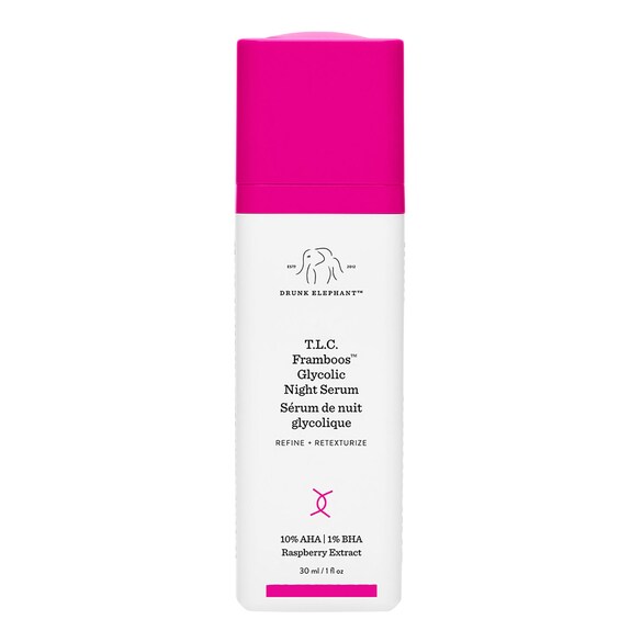 T.L.C. Framboos™ Glycolic Night Serum - Serum Acido Glicólico, Drunk Elephant