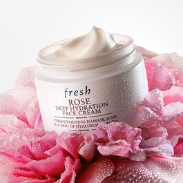 Rose Face Cream - Creme hidratante para o rosto com rosa e ácido hialurónico