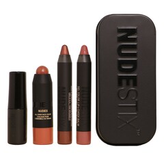Sunkissed Nudes Mini - Coffret maquilhagem tez, NUDESTIX