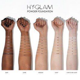 HY-GLAM powder foundation Refill - Base em pó Recarga